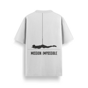 Mission: Impossible – White Oversized 240 GSM Tee