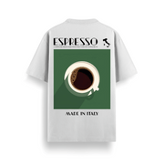 Espresso Italy Off-White Oversized 240 GSM Tee