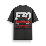 E30 M3 Heritage Black Oversized 240 GSM Tee