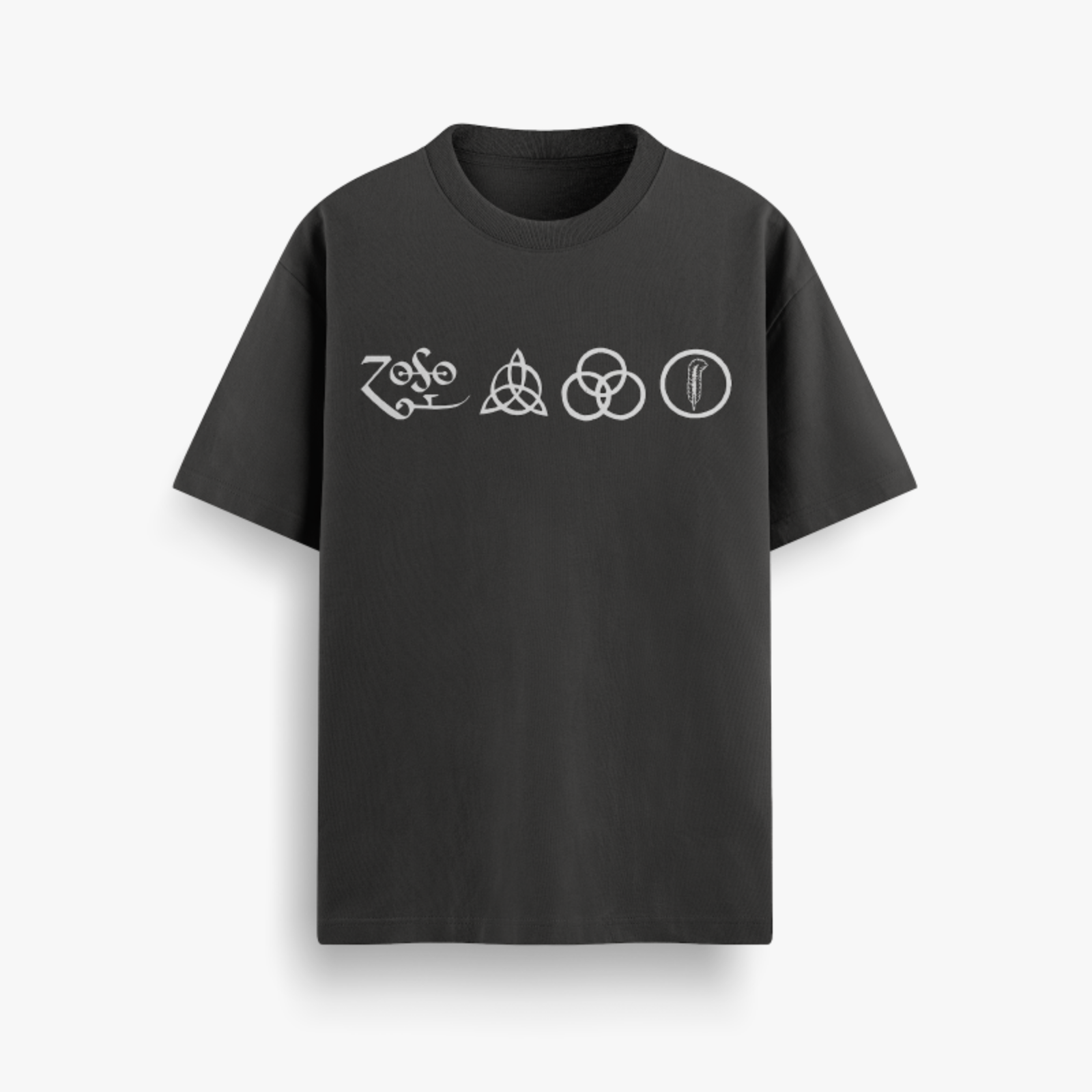 Led Zeppelin – Rock 'N Roll Label Tee (Black)