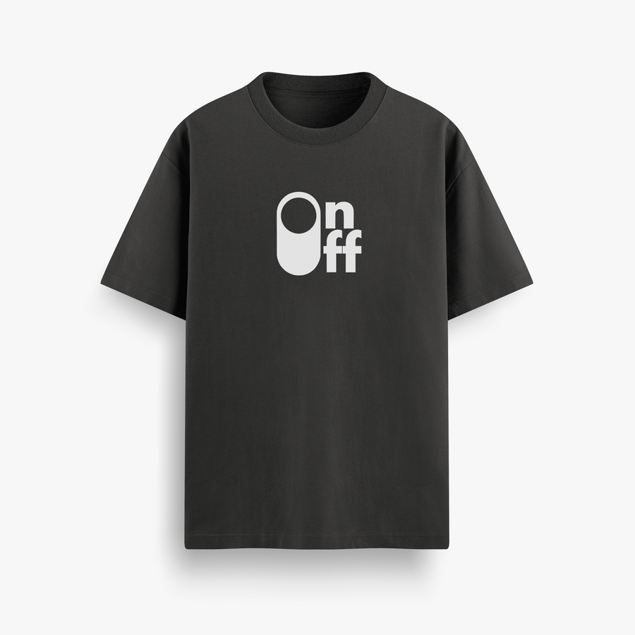 Video Editor Black Oversized 240 GSM Tee