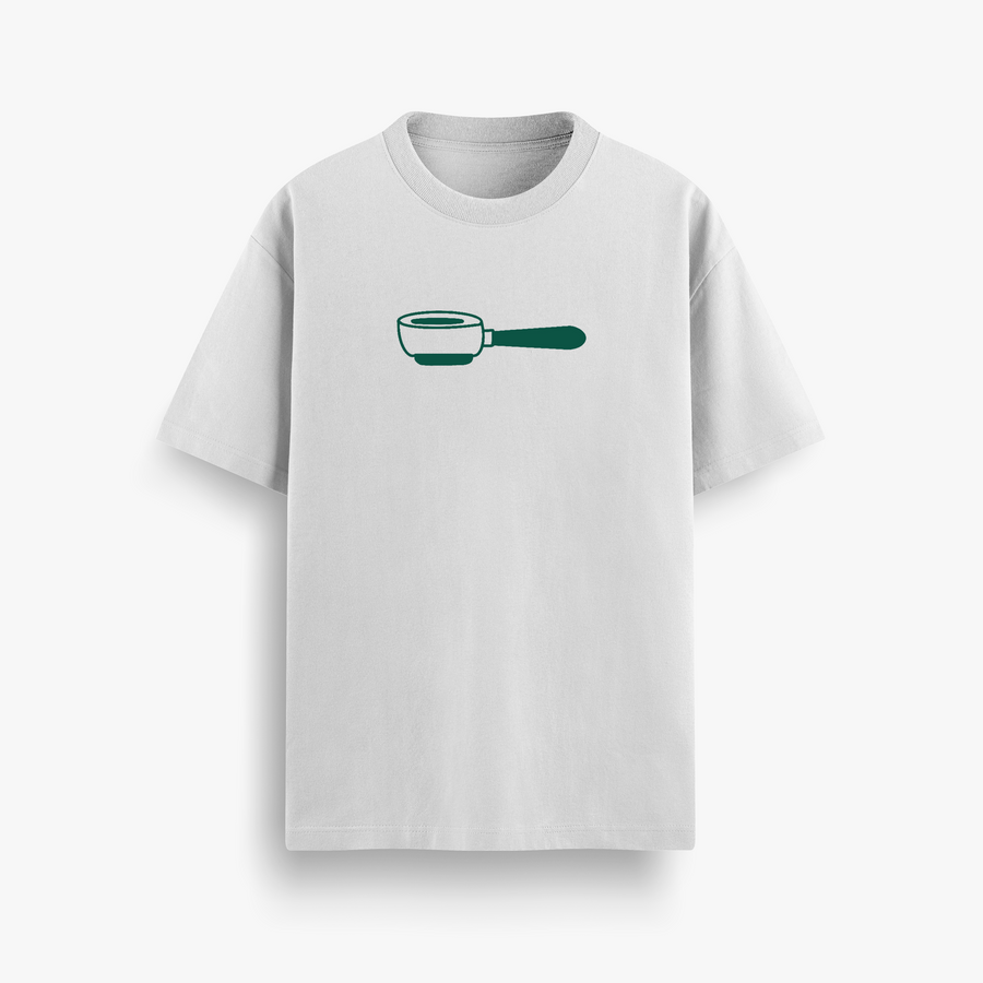 Iced Coffee Club Off White Oversized 240 GSM Tee