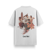 Lady Bird - Autumn Collage Oversized 240 GSM Tee