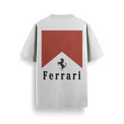 Ferrari Marlboro Off White Oversized 240 GSM Tee