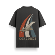 Concorde Black Oversized 240 GSM Tee