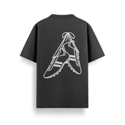 Goal Black Oversized 240 GSM Tee