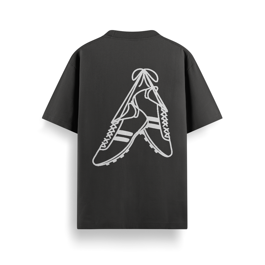 Goal Black Oversized 240 GSM Tee
