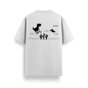 No Internet Off White Oversized 240 GSM Tee