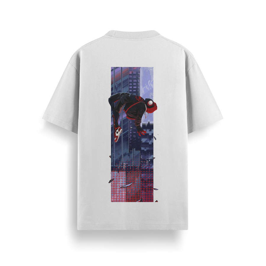 Spiderman Animated Oversized 240 GSM Tee