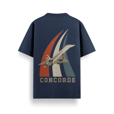 Concorde Navy Oversized 240 GSM Tee
