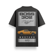 Boss 302 Legend Black Oversized 240 GSM Tee