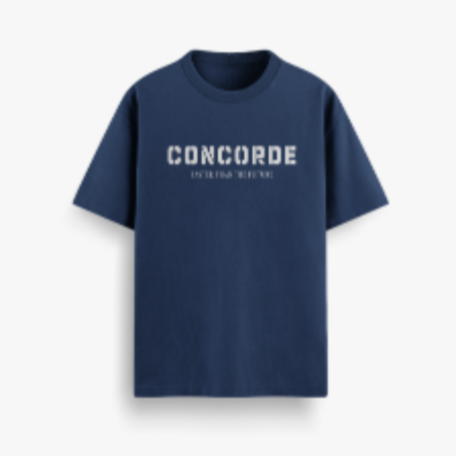 Concorde Navy Oversized 240 GSM Tee