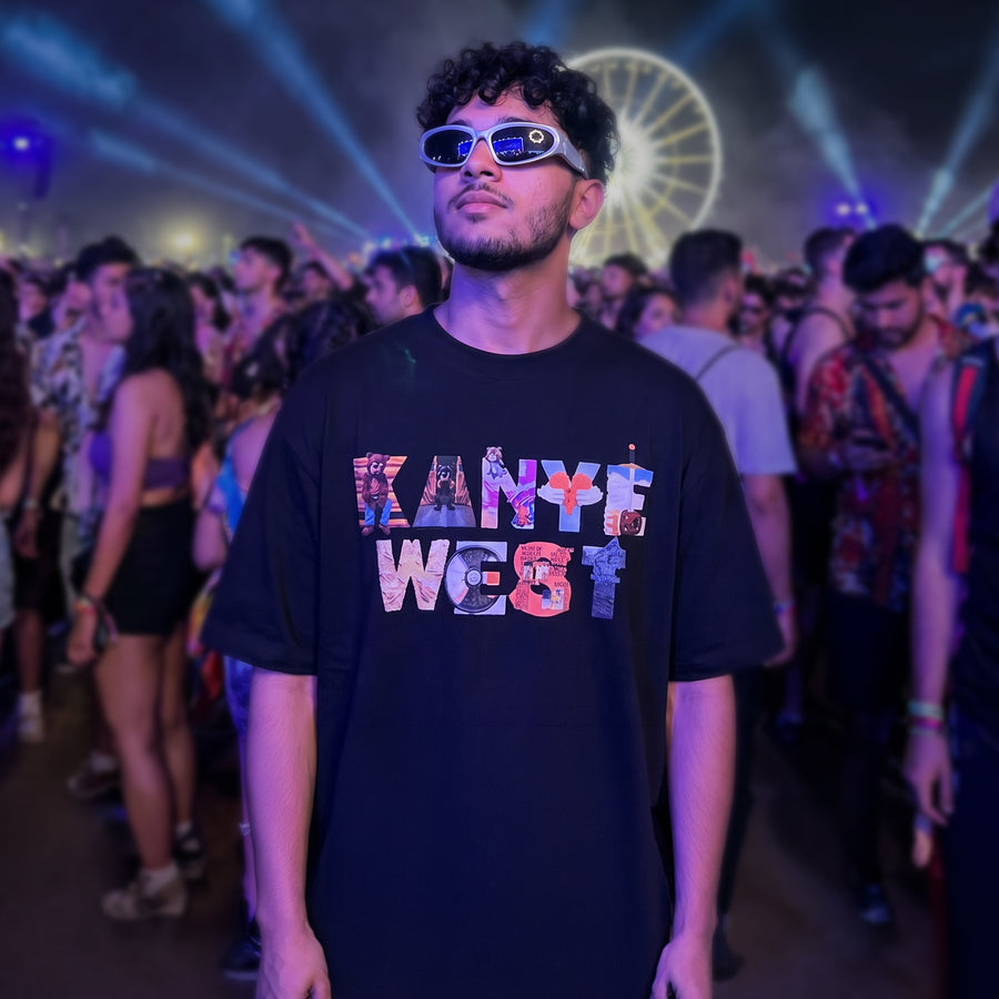 Kanye Masterpiece Black Oversized 240 GSM Tee