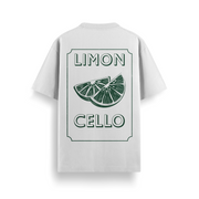 Limon Cello Off White Oversized 240 GSM Tee