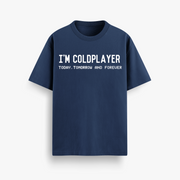 Coldplayer Navy Oversized 240 GSM Tee