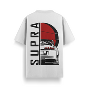 Supra Rising Sun White Oversized 240 GSM Tee