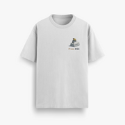 Press Escape Off White Oversized 240 GSM Tee