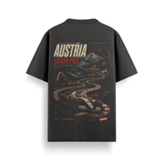 Austria Grand Prix Black Oversized 240 GSM Tee