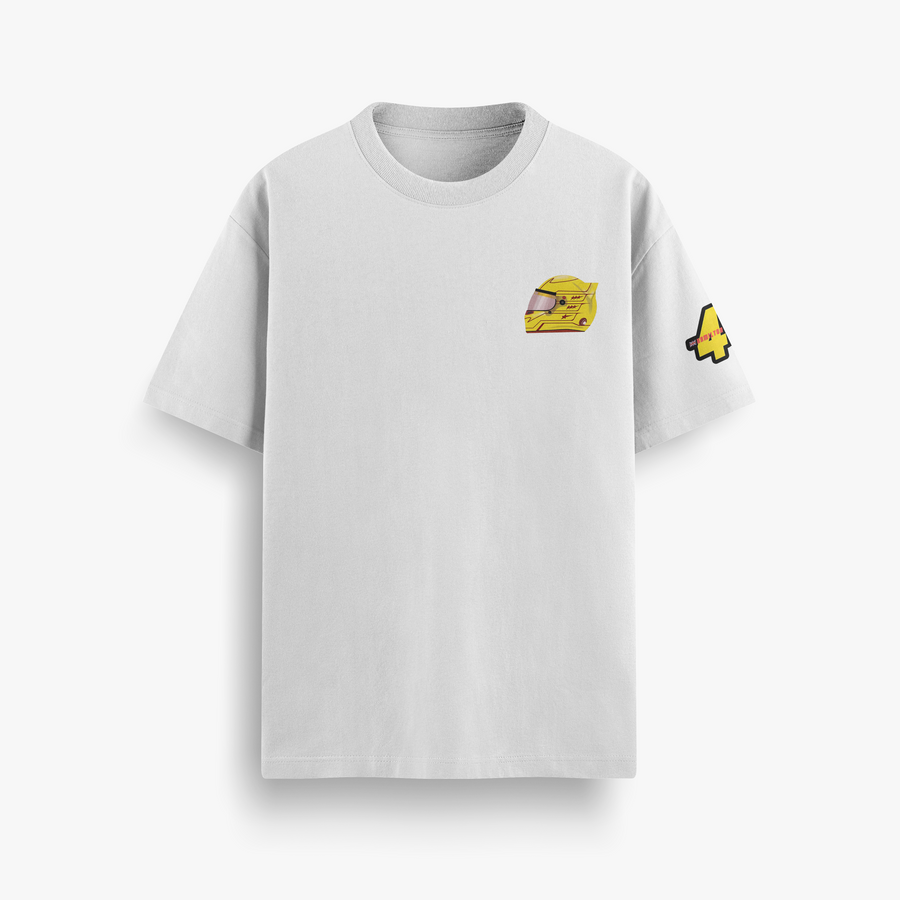 Number 44 Off White Oversized 240 GSM Tee