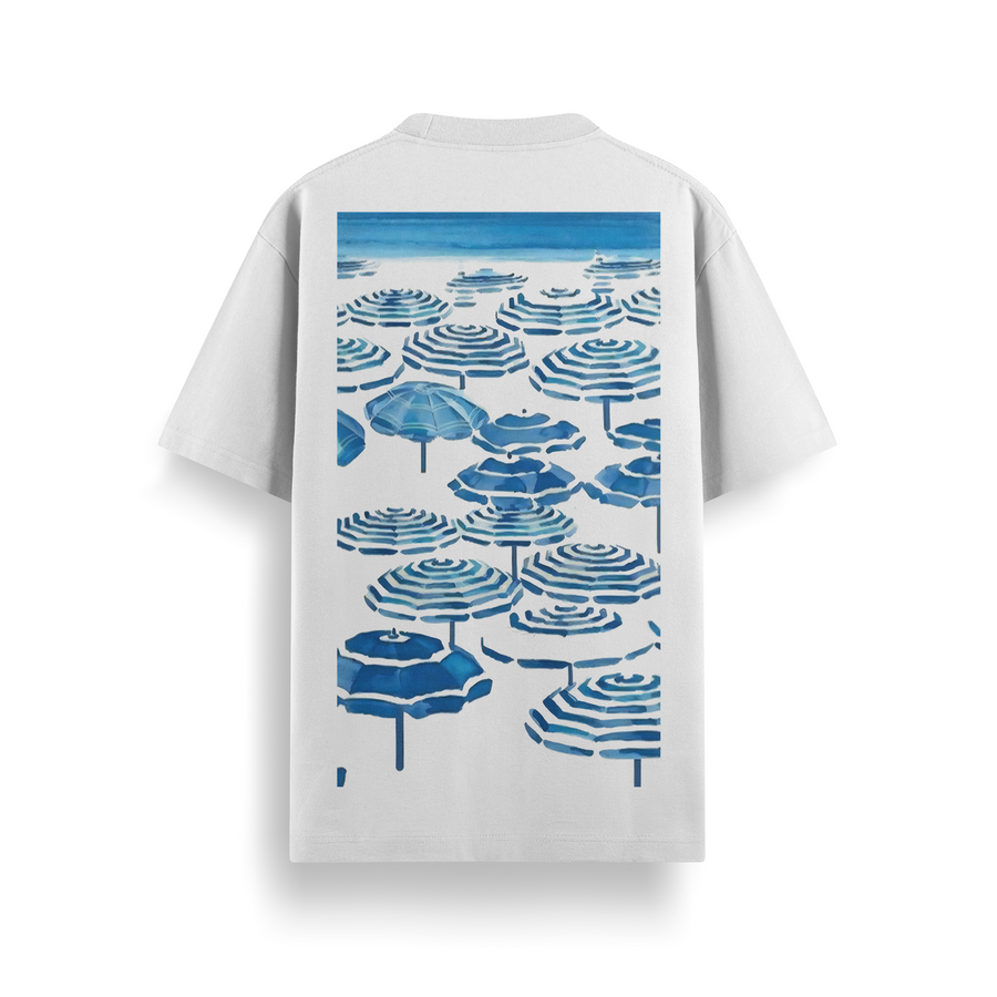 Umbrella Coast Off White Oversized 240 GSM Tee