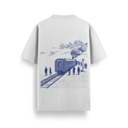 Journeys Platform Off White Oversized 240 GSM Tee