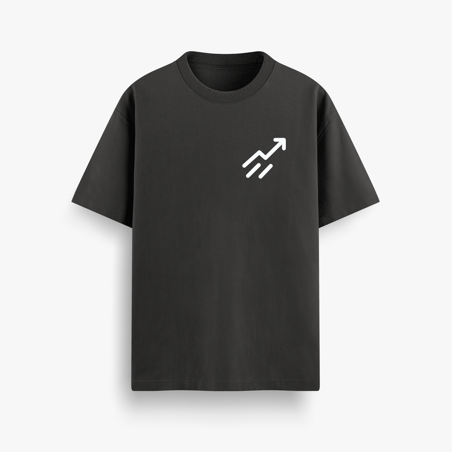 Pips Pay Bills Black Oversized 240 GSM Tee