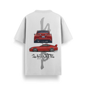 Supra 2JZ Legacy White Oversized 240 GSM Tee