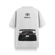 Supra Widebody White Oversized 240 GSM Tee