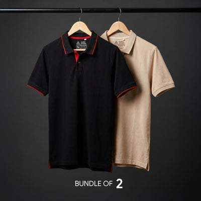 Bundle of 2 Polos (240 GSM)