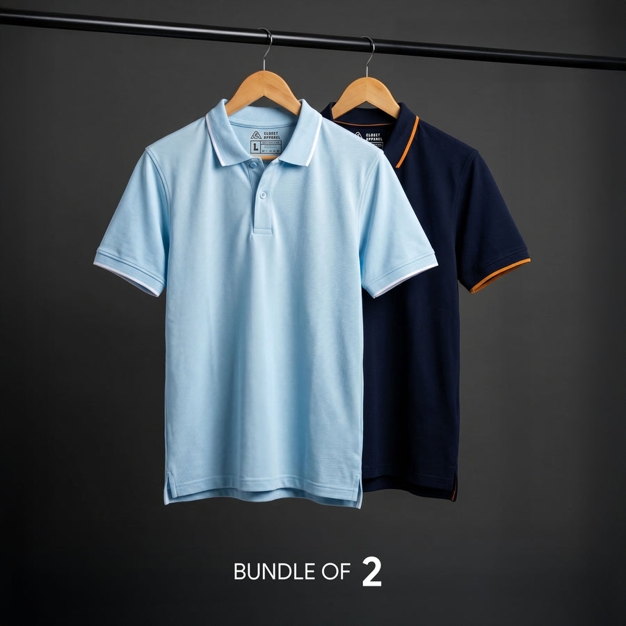 Bundle of 2 Polos (260 GSM)