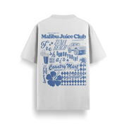 Malibu Juice Club Off White Oversized 240 GSM Tee