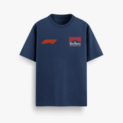 Michael Schumacher Navy Oversized 240 GSM Tee