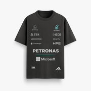Mercedes Petronas Black Oversized 240 GSM Tee