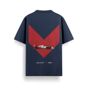 Marlboro Ferrari Navy Oversized 240 GSM Tee