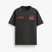 Michael Schumacher Black Oversized 240 GSM Tee