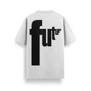 Future Type Off White Oversized 240 GSM Tee