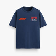 Marlboro Ferrari Navy Oversized 240 GSM Tee