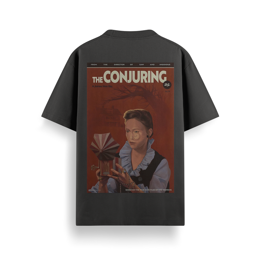 Conjuring - Retro Lorraine Warren Oversized 240 GSM Tee