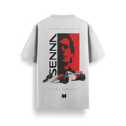 Senna Off White Oversized 240 GSM Tee