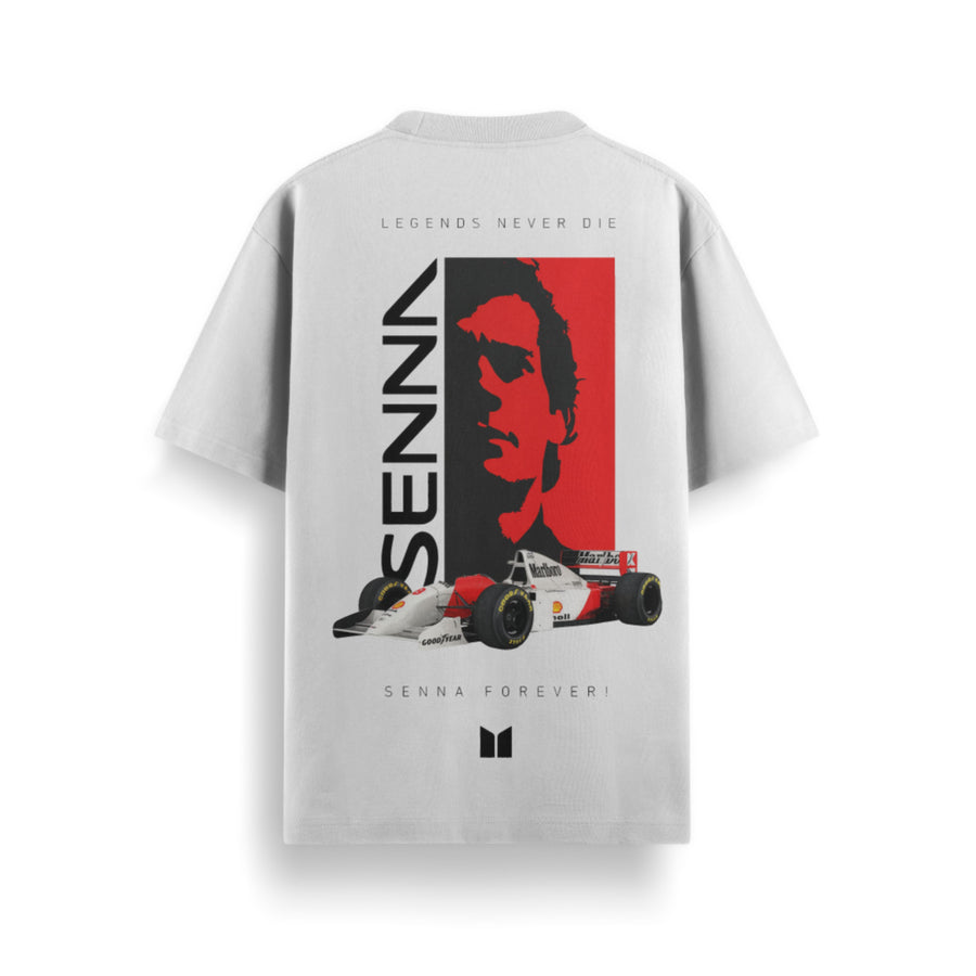 Senna Off White Oversized 240 GSM Tee