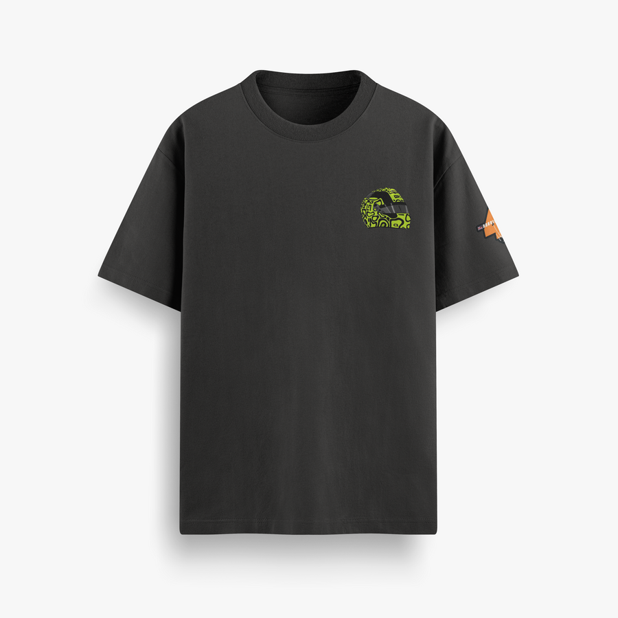 Lando Norris Black Oversized 240 GSM Tee