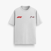 Monaco Grand Prix White Oversized 240 GSM Tee
