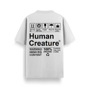 Human Creature Off-White Oversized 240 GSM Tee