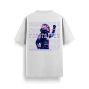 Verstappen White Oversized 240 GSM Tee