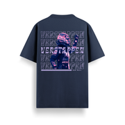 Verstappen Navy Oversized 240 GSM Tee
