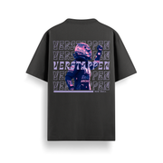 Verstappen Black Oversized 240 GSM Tee