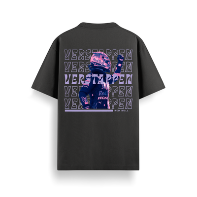 Verstappen Black Oversized 240 GSM Tee