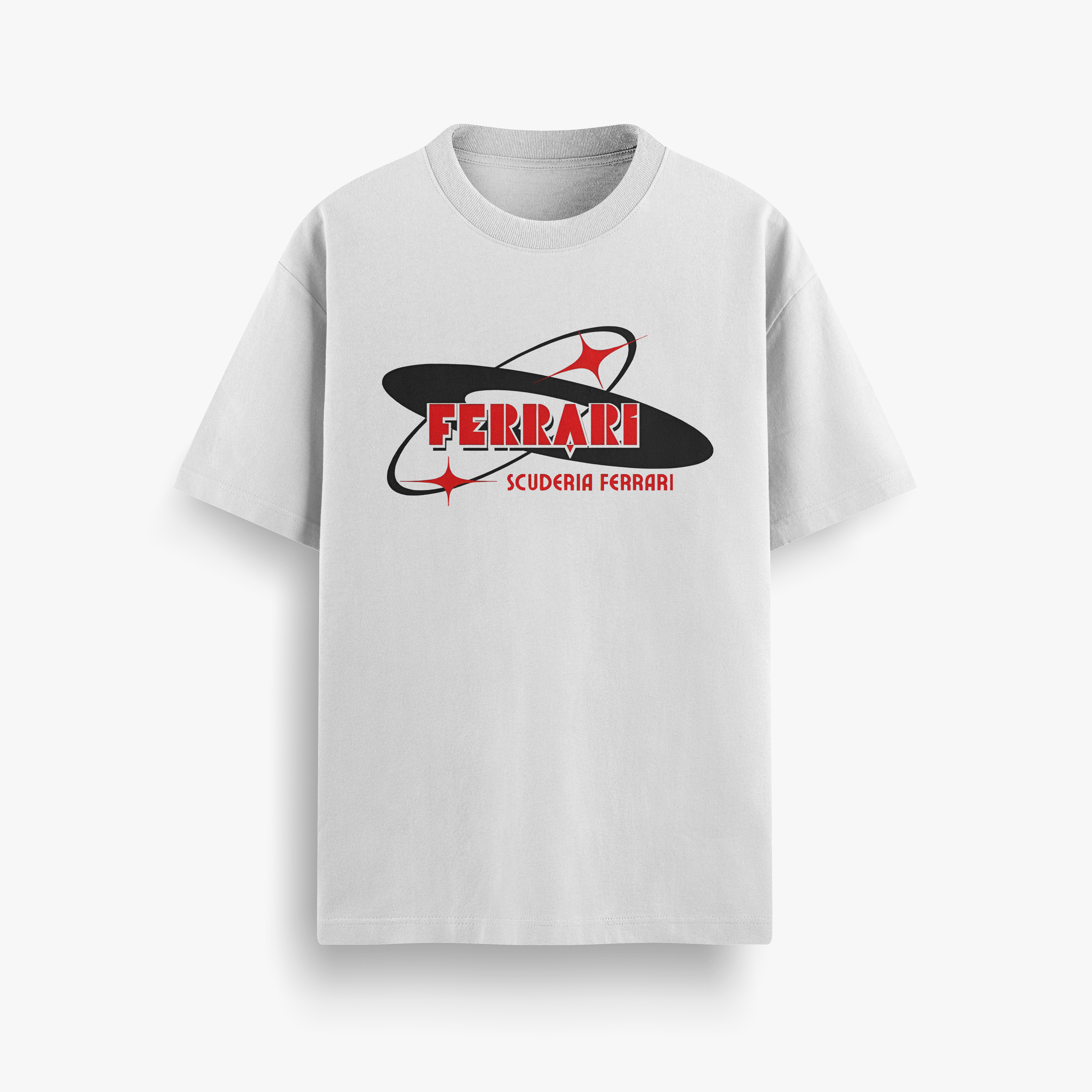 Scuderia Ferrari Oversized 240 GSM Tee