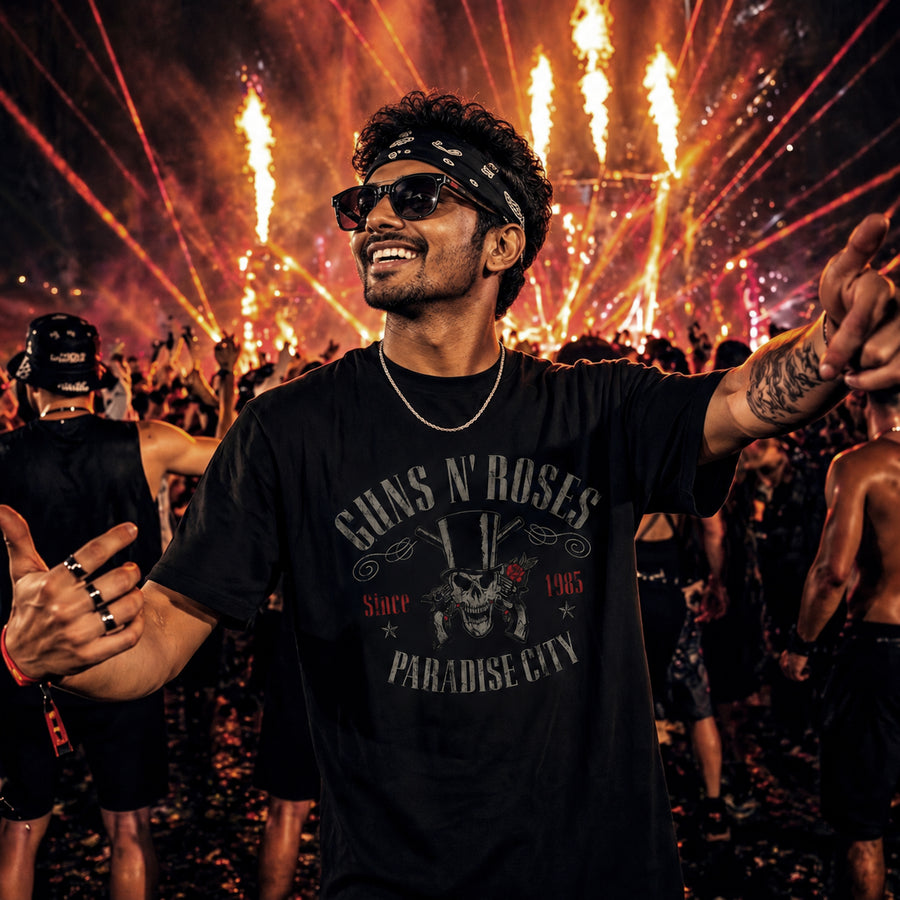 Guns N' Roses - Paradise City Oversized 240 GSM Tee
