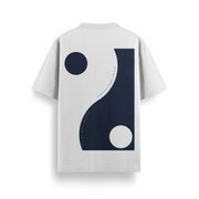 Balance Off white Oversized 240 GSM Tee